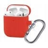 Silicone Protective Coque For Airpods Red Silicone Protective Coque For Airpods Red