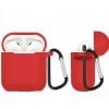 Silicone Protective Coque For Airpods Red Silicone Protective Coque For Airpods Red