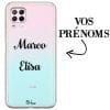Coque avec deux prénoms pour Huawei P40 Lite Coque avec deux prénoms pour Huawei P40 Lite