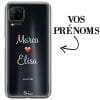 Coque avec deux prénoms pour Huawei P40 Lite Coque avec deux prénoms pour Huawei P40 Lite
